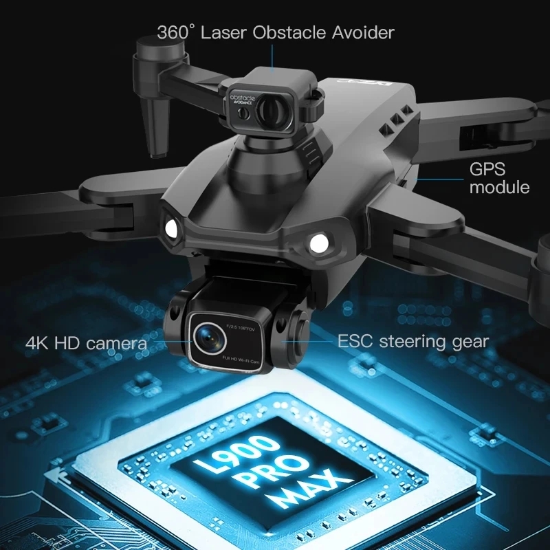 L900 Pro MAX GPS Drone 4K Prof - Drone Gimbal Brushless review and price