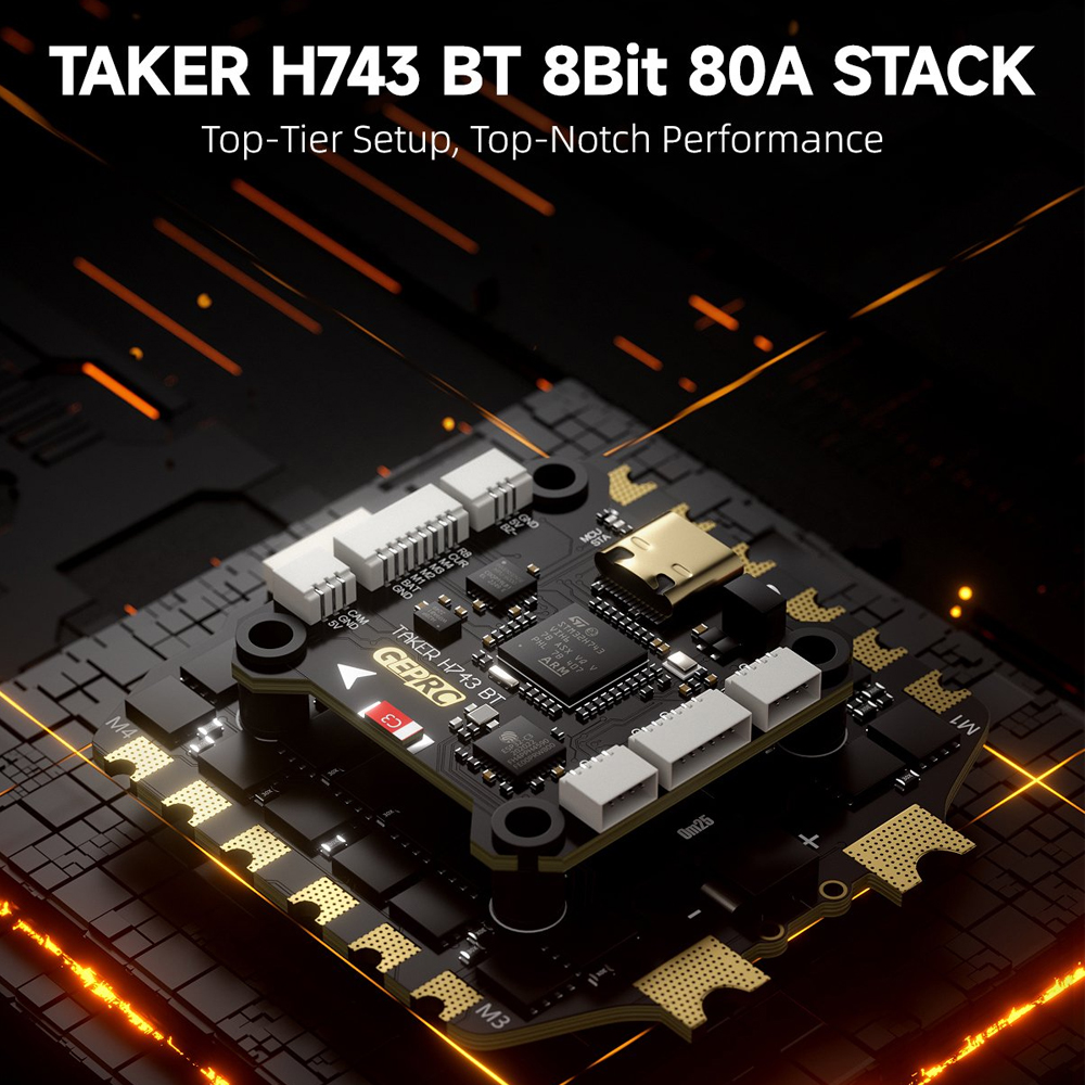 GEPRC TAKER H743 BT 8Bit 80A S - Drone Gimbal Controller review and price