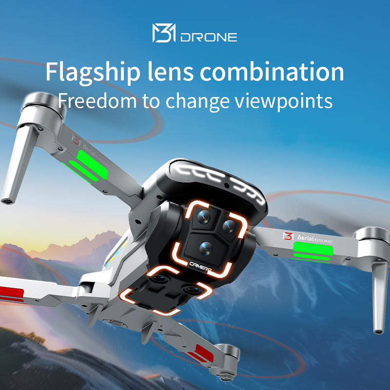 M3 Professional Drone 4K HD Ae - Drone Gimbal 2 Axis review and price