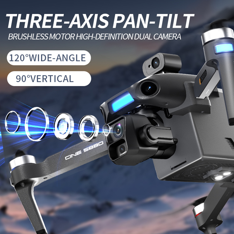 2026 New 8K Dual Camera Drone  - Drone Gimbal Mount review and price