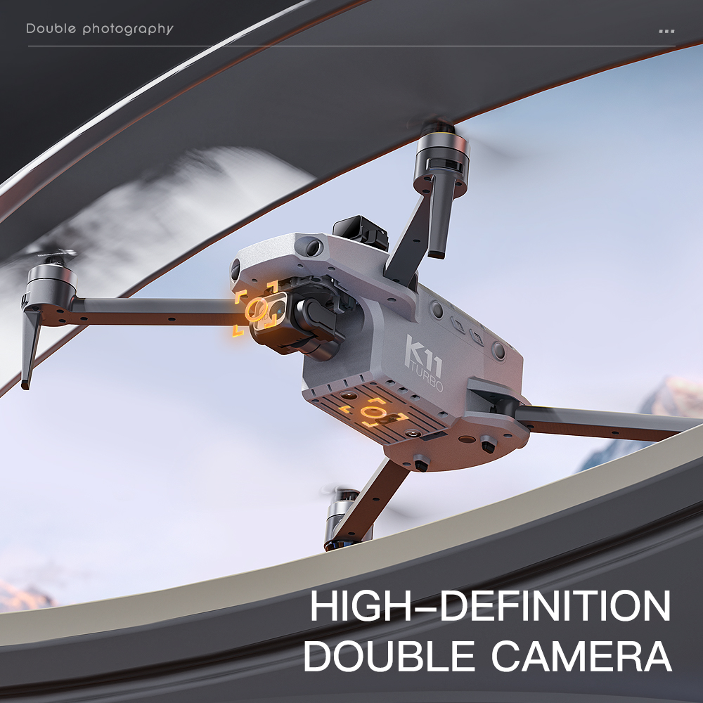 K11 Tubro Dual Camera GPS Dron - Drone Gimbal Mount review and price