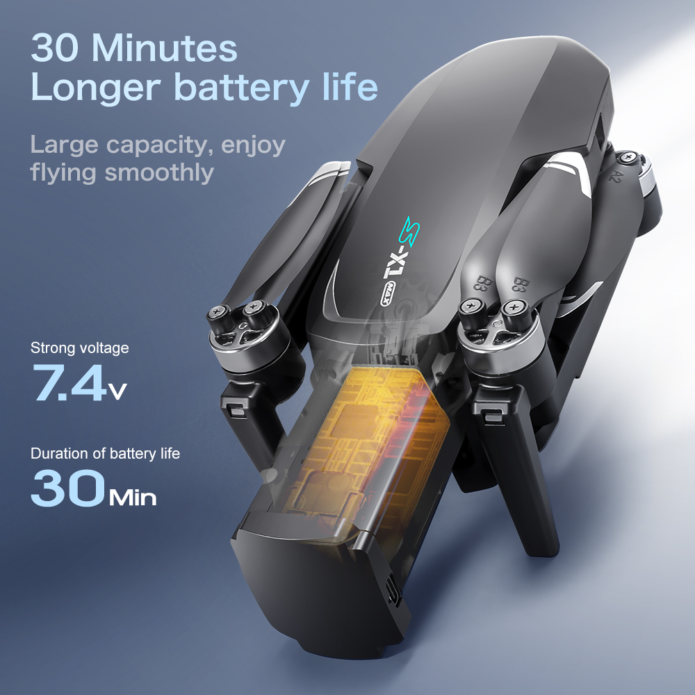 Lenovo S-X1 GPS Drone 8K HD pr - Drone Gimbal 3 Axis review and price