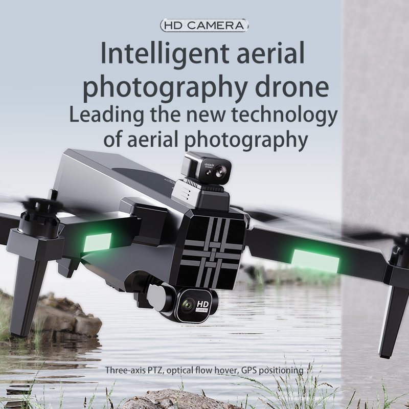 A380 Drone 4K HD Three Axis An - Drone Gimbal Brushless review and price