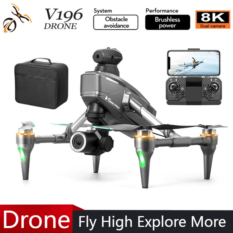 2025 V196 Automatic Obstacle A - Drone Gimbal 2 Axis review and price