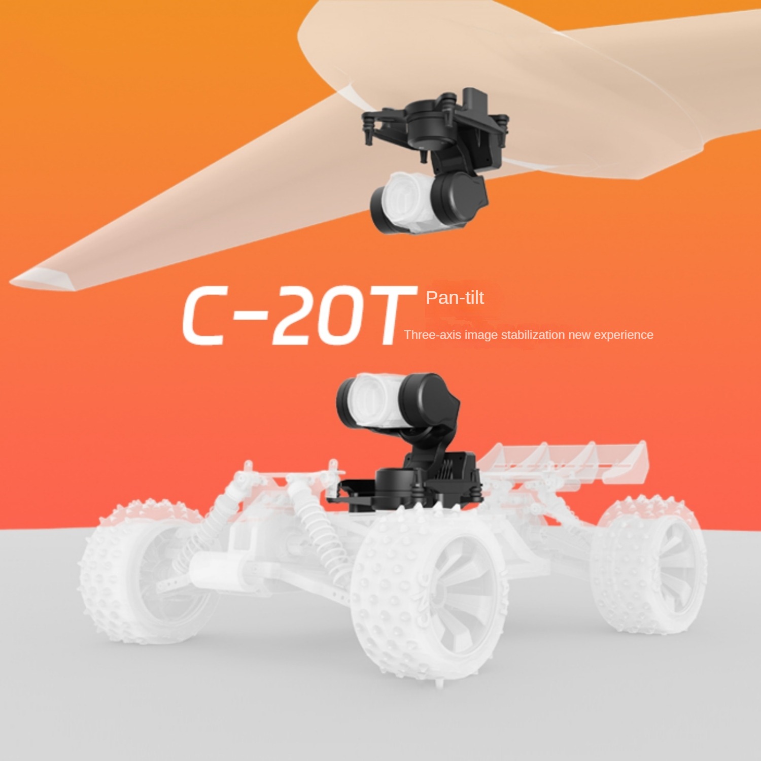 NCZOBOE  C-20T 3-Axis O4 FPV G - Drone Gimbal 3 Axis review and price